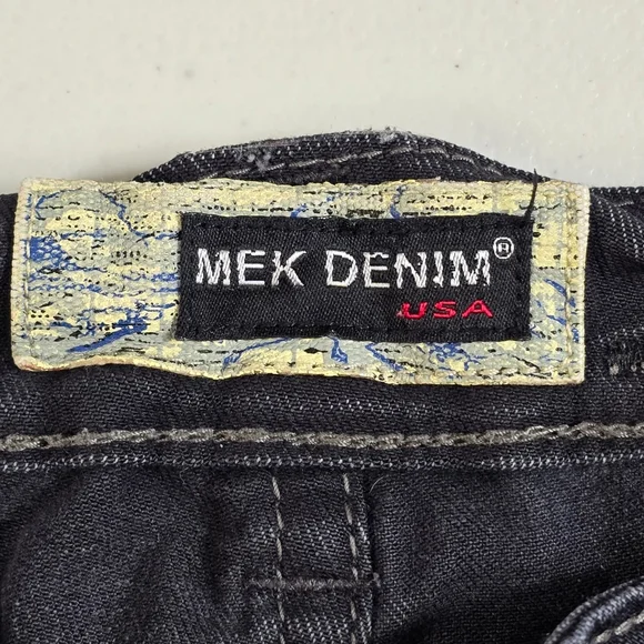 Mek Denim USA Jeans Women's 30x36(34) Oaxaca Boot Cut Flap Pocket - Picture 7 of 16